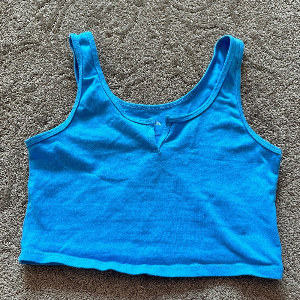 blue wild fable tank top